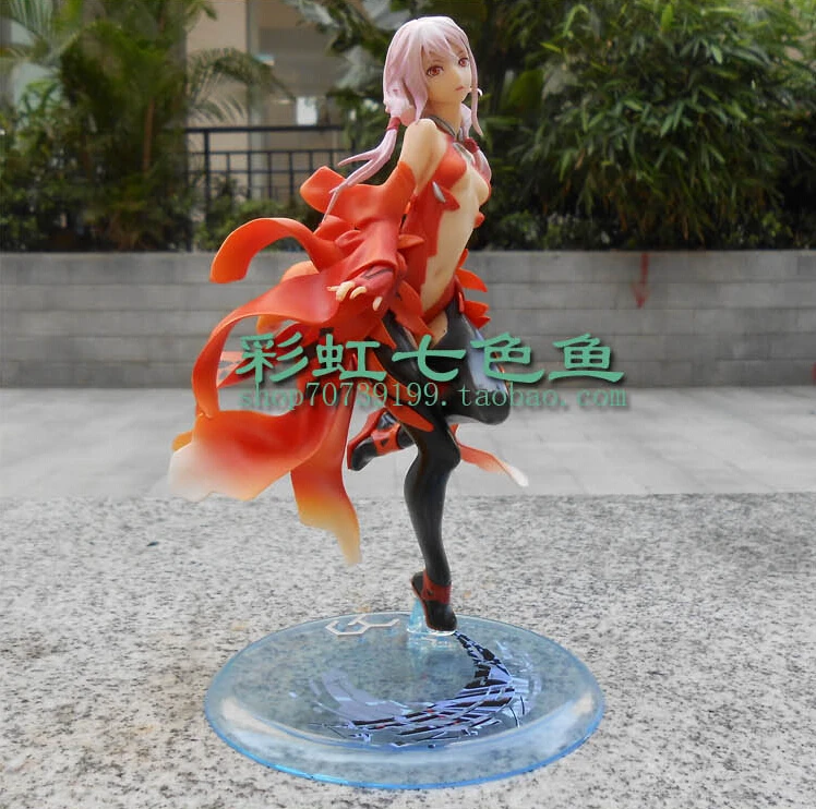 Сексуальные 23 см Guilty Crown Inori Yuzuriha модель 1/8 Масштаб фигурки ПВХ brinquedos Коллекционные Фигурки игрушки для подарка на Рождество