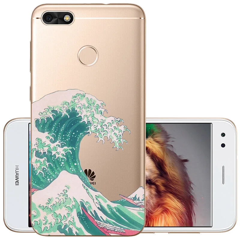 Чехол для Huawei P9 Lite Mini прозрачная рамка мягкий силиконовый чехол из ТПУ с рисунком