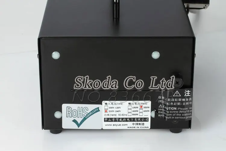 ESD безопасный 220 В aoyue 852 AOYUE 852A + цифровой дисплей SMD паяльная станция горячего