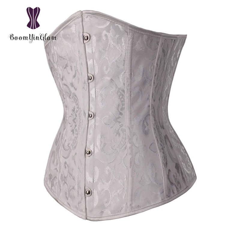 Дешевая цена жаккардовый корсет для похудения пояс талии без чашек размер XS-6XL 2833