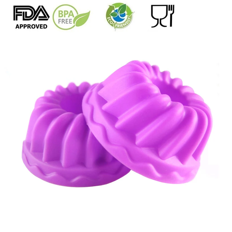 12 шт. антипригарная силиконовая форма для торта шт.|pastry tools|molde muffinsilicone cake mold muffin |