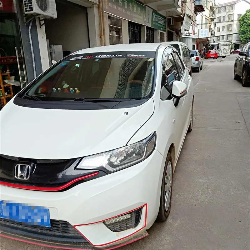 Для Honda FIT Jazz Пластиковый оконный козырек Vent Shades Защита от солнца и дождя для 2014 15 16
