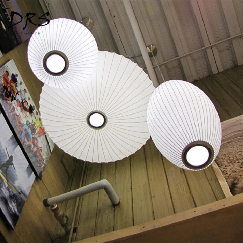 Японская шелковая Люстра лестница Датская столовая Бар одежда магазин фонарь