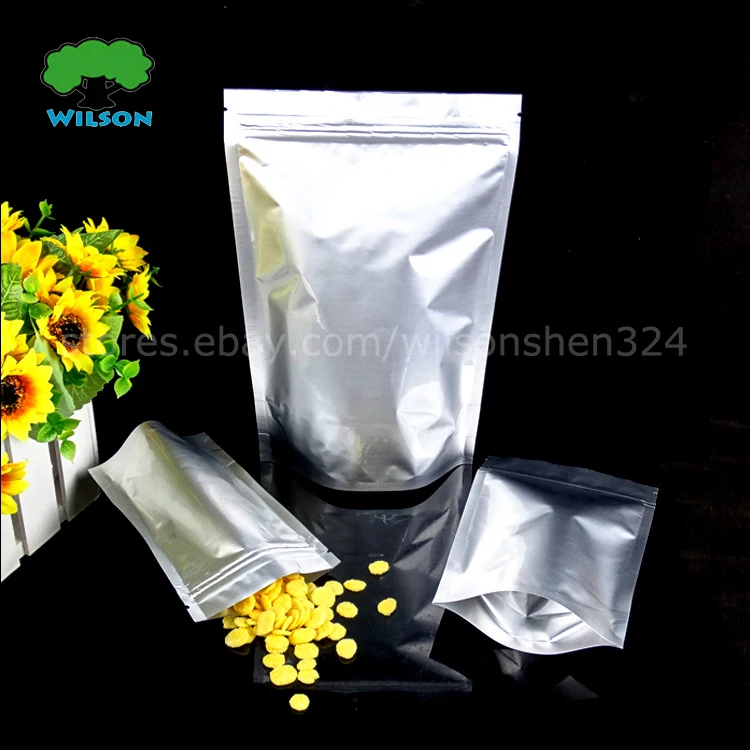 Мешки большого размера (Ширина открытия 21-35 см) из алюминиевой фольги 20 шт. | Дом и