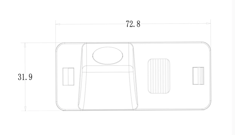 Ночного видения Водонепроницаемый заднего вида парковочная камера номерной