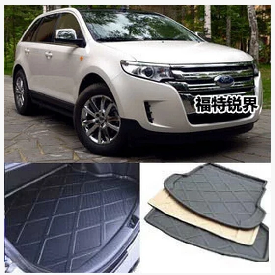 Поддон для багажника коврик защиты пола ног коврики Ford edge 2015 2016 2017 2 цвета|mat floor|mat