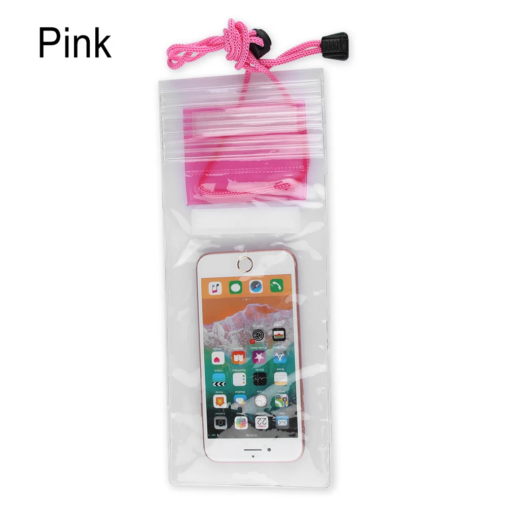 2 pink Популярный универсальный чехол для телефона, чехол под водонепроницаемость, сумка с карманами для сушки чехол, защитный держатель, чехол для телефона, чехол для сотового телефона - Цвет: 2 pink