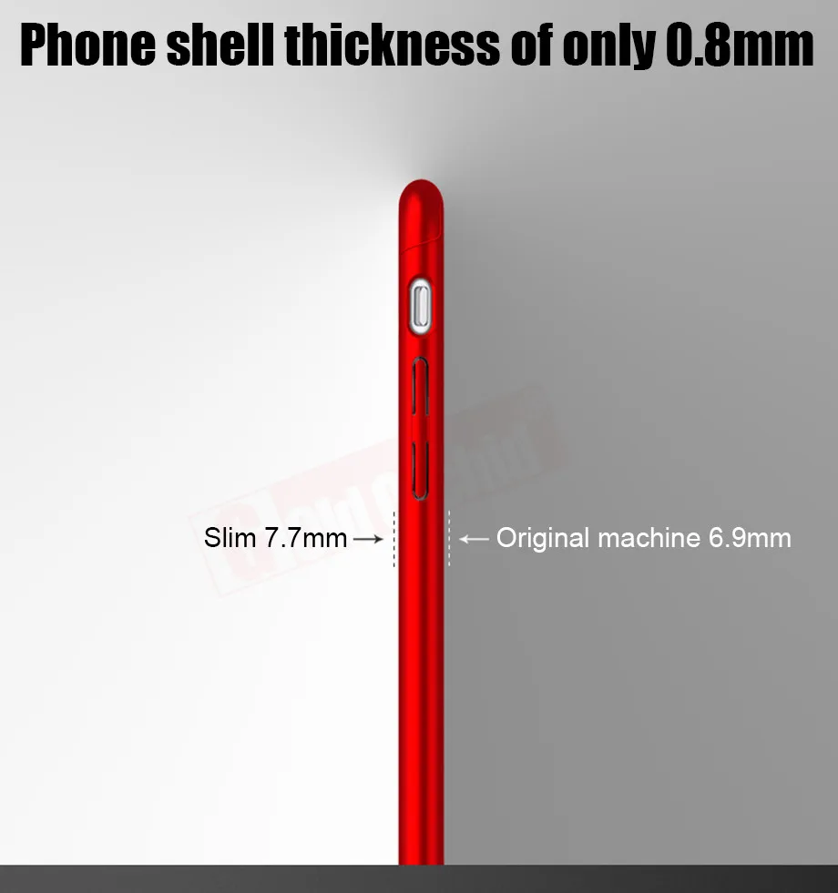 360 Полный Чехол Для Телефона iPhone X 8 6 6s 7 Plus 5 5S SE PC защитный чехол для iPhone 7 8 Plus 11 Pro Max чехол со стеклом