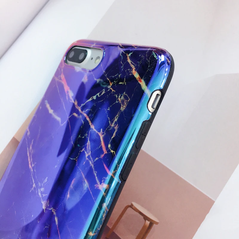 Роскошный чехол UBERAY мраморный для iphone XS Max XR 7 8 Plus чехлы телефонов мягкий