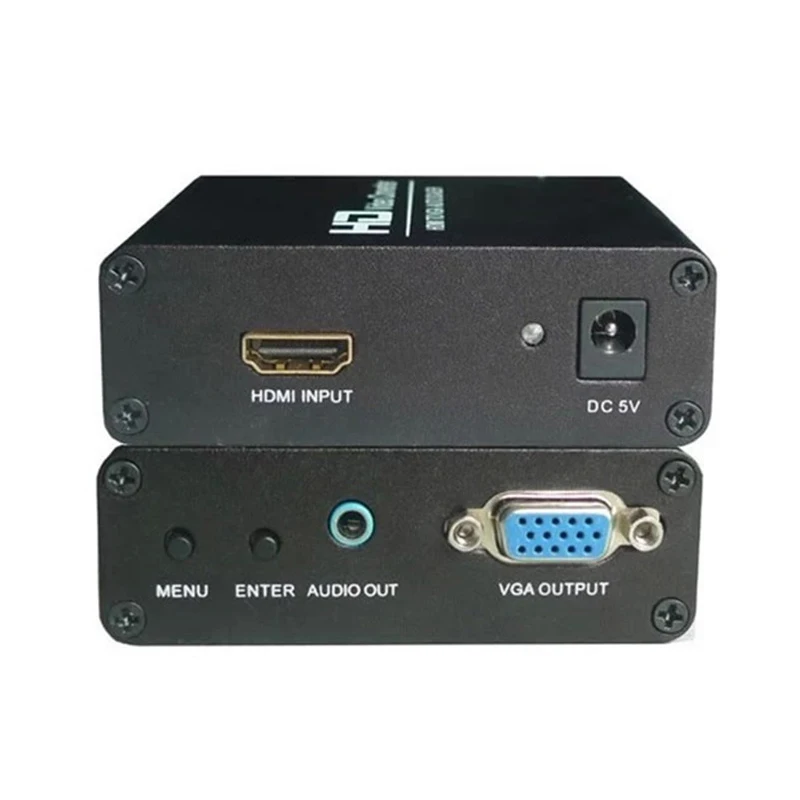 

Premium 1080p HDMI to VGA audio&video converter Scaler HDCP decoder for PS4 Pro PS4 apple TV box Xbox PC Laptop