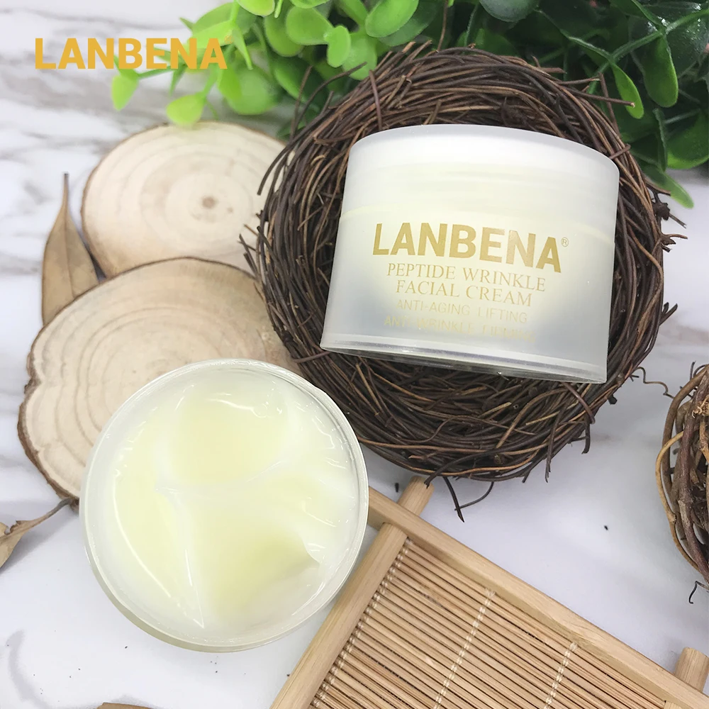 LANBENA пептид против морщин крем для лица старения отбеливающий лифтинг
