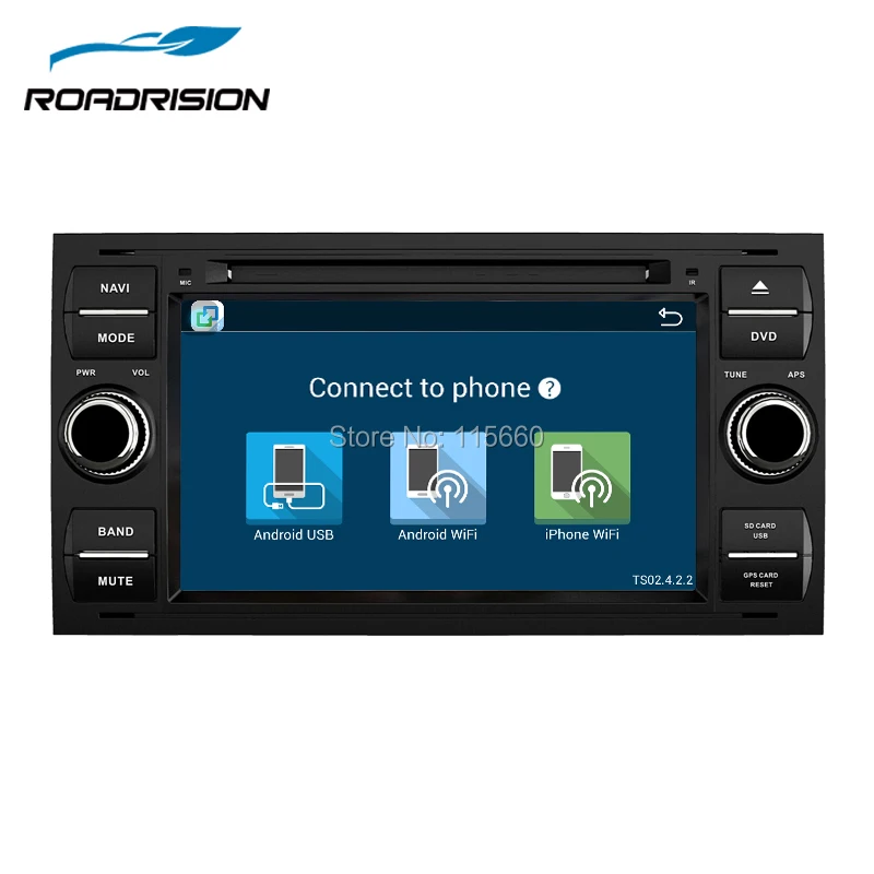 Автомобильный DVD плеер RoadRision Android 8 1 для FORD Focus Mondeo S C max Fiesta Galaxy Transit