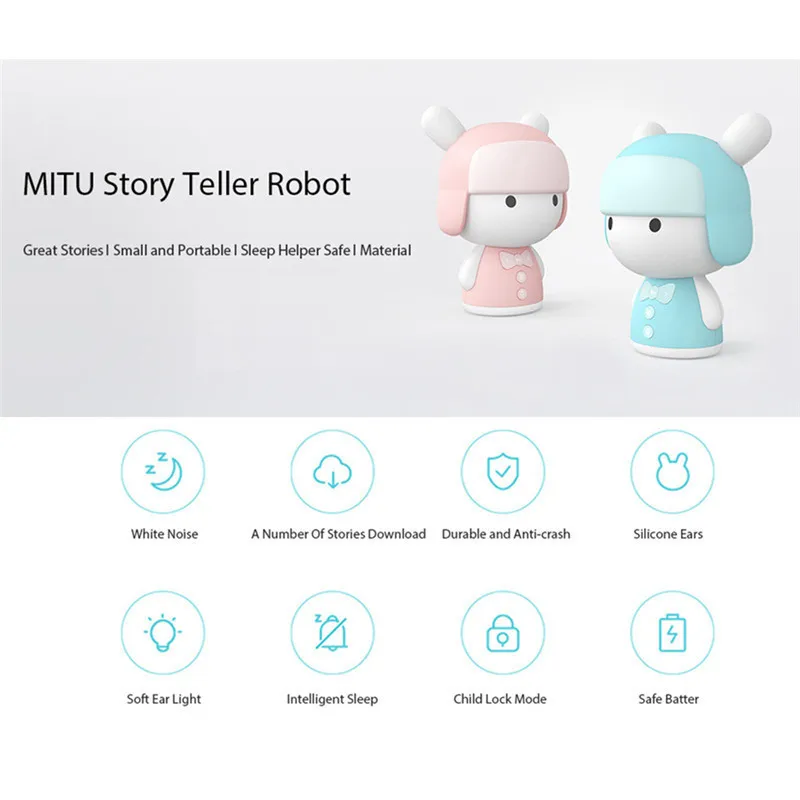 Робот игрушка MITU умный рассказчик мини робот управление через приложение экшн