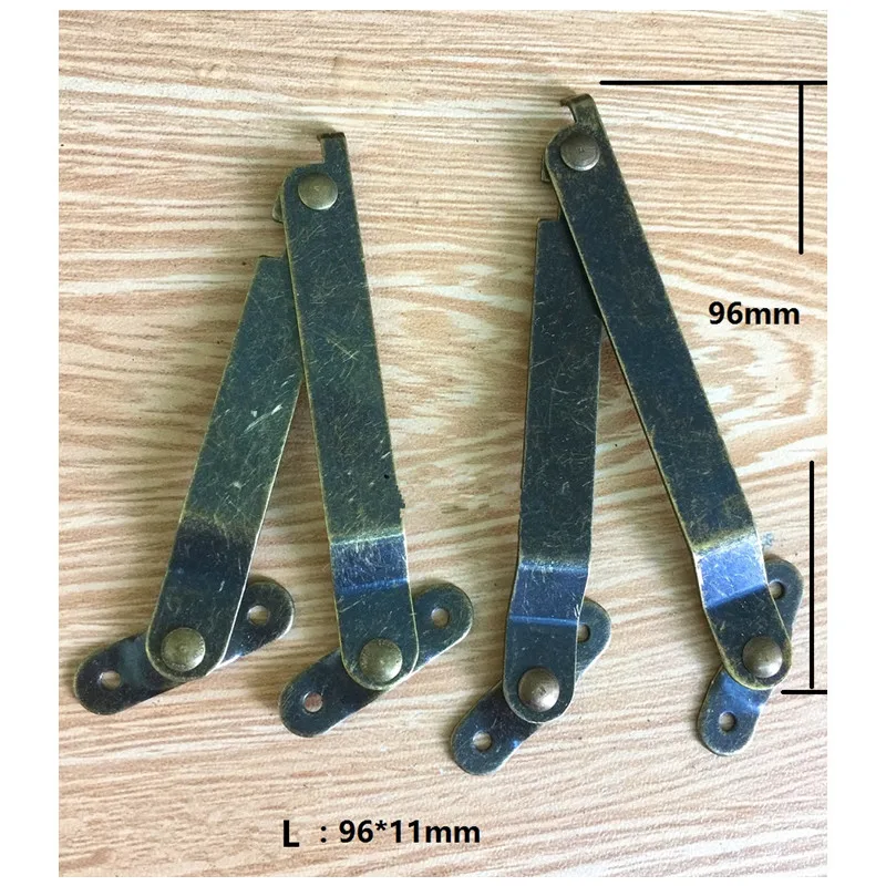 2 шт. антикварных бронзовых морских звезд крышкой Поддержка петли для отдыха