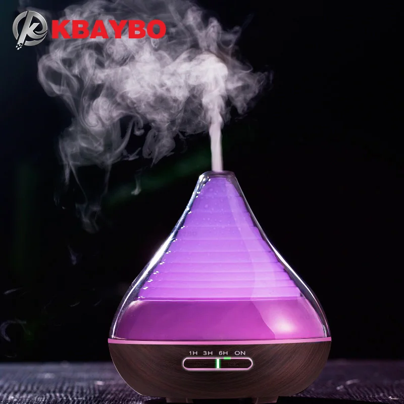 DEKAXI 300ml Aroma Essential Oil Diffuser Ultrasonic Cool Mist Humidifier for Office Home Bedroom Living Room Study Yoga Spa | Бытовая