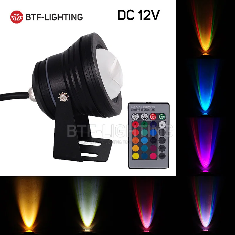 10 Вт rgb dc12v LED подводный прожектор Бассейны Свет IP68 Водонепроницаемый Освещение FOCO