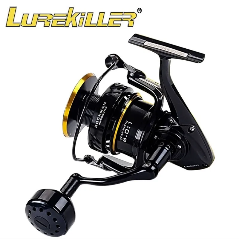 

LUREKILLER JAPAN MADE FULL METAL SPINNING REEL POPPING REEL JIGGING REEL HIGH SPEED 6.0:1 ROCKMAN SW8000HG