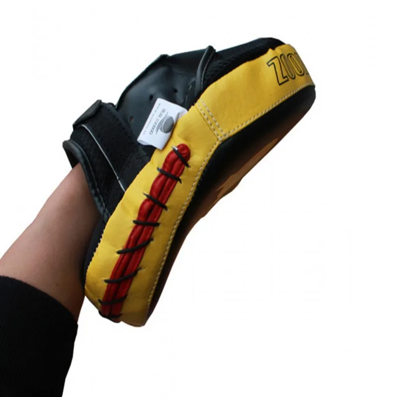 hand pad yellow Высокое качество боксерские подушки для ударов, боксерская сумка, женская сумка с песком, Мужская ММА Санда, тренировочная мишень, Детский боевой щит, Муай Тай Бокс - Цвет: hand pad yellow