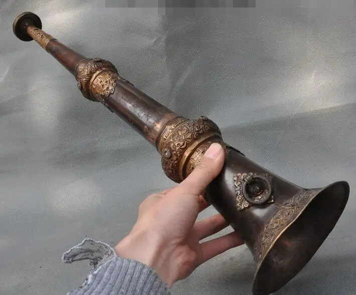 Старая китайская династия чистый Бронзовый музыкальный инструмент мелодия