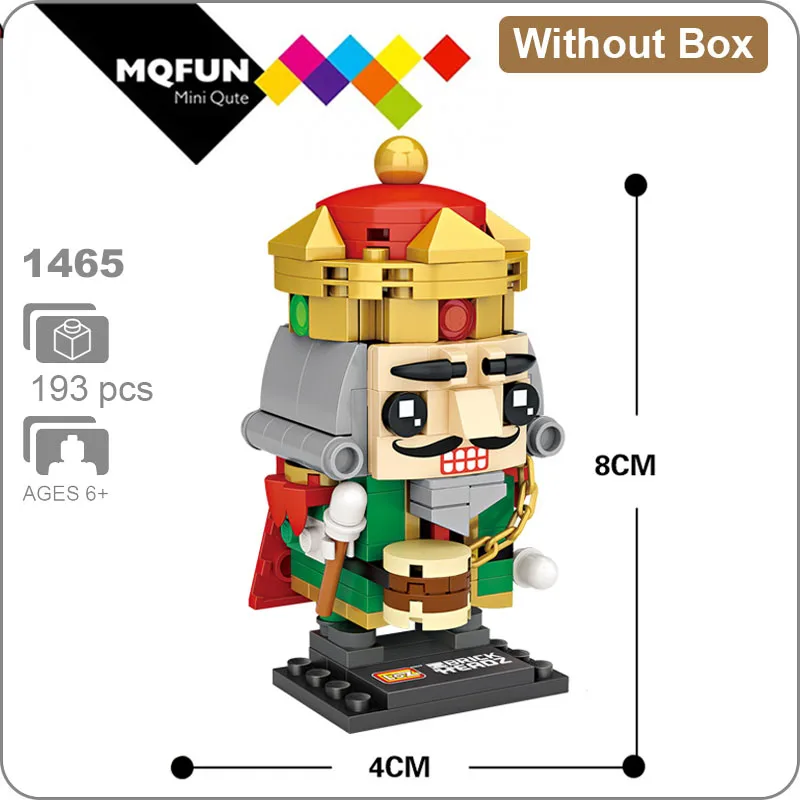 LOZ 1465 Without Box Лоз мини-блоки аниме Русалка Белоснежка Щелкунчик король Тоторо История игрушек мультфильма строительные блоки Фигурки игрушки для детей - Цвет: LOZ 1465 Without Box