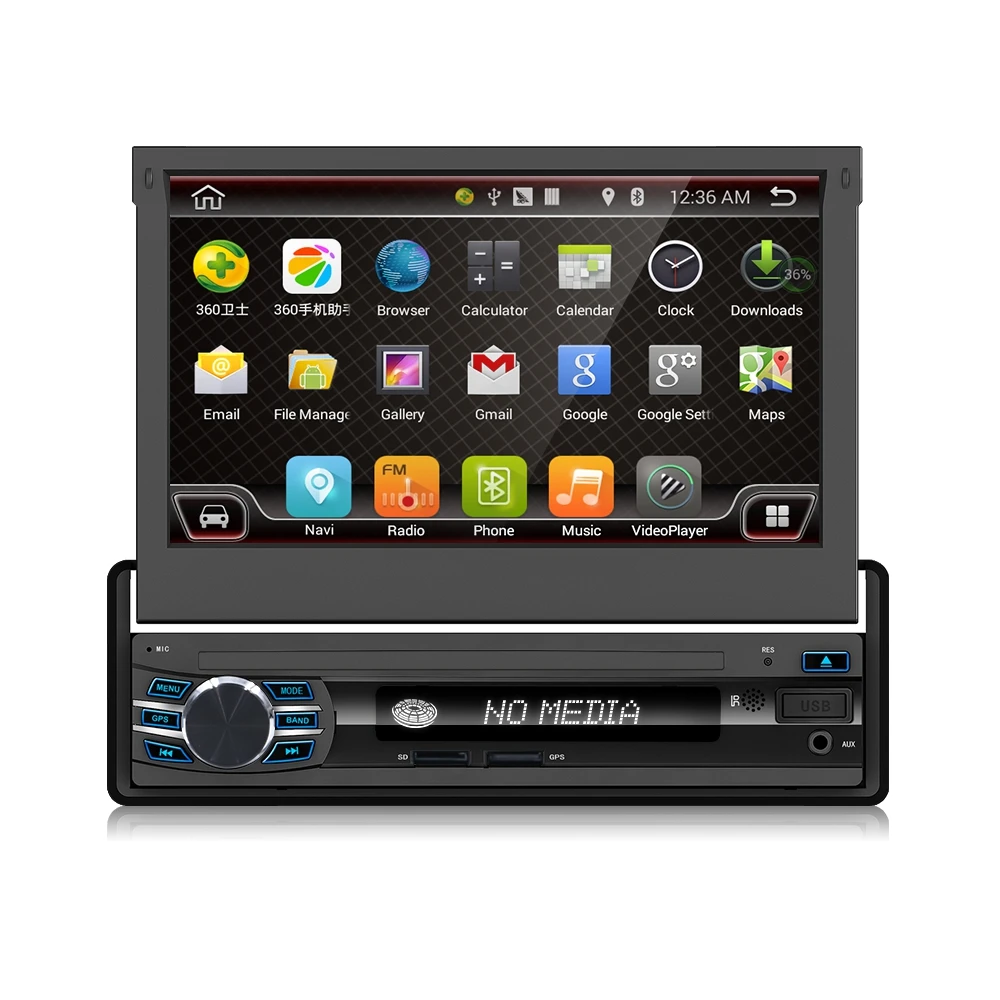 Bosion автомобиля стереорадио Bluetooth 1DIN 7 &quotHD выдвижной Сенсорный экран монитора MP5