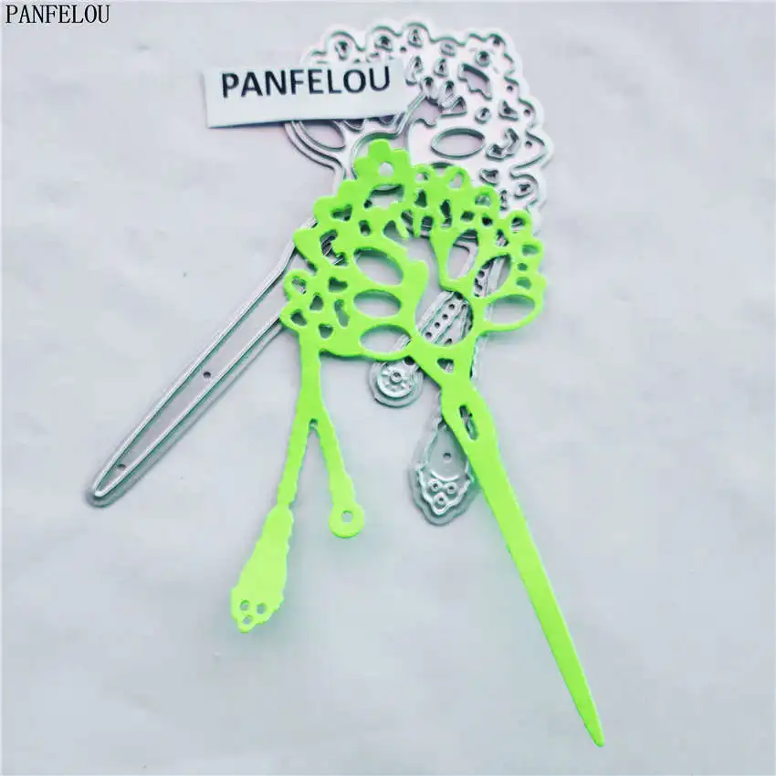 Штамп PANFELOU The More hair lady для высечки бумаги металлическое ремесло