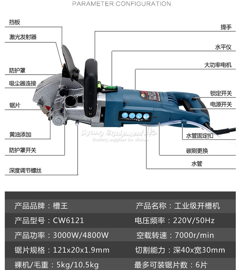 CAOWANG CW6121 машина для резки стен, машина для резки стен, Россия Бесплатный налог