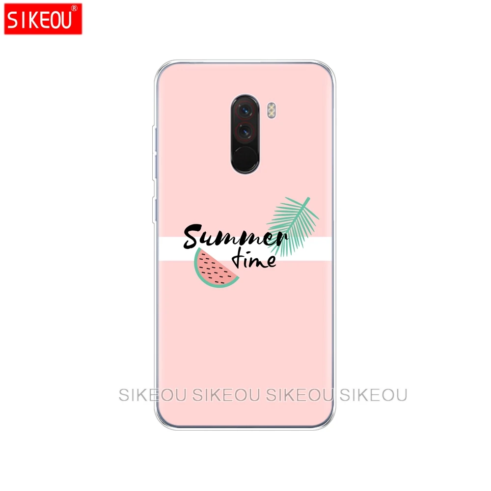 33724 Мягкий силиконовый чехол для Xiaomi Pocophone F1 Xiaomi Poco F1 чехол s Мягкий ТПУ чехол для телефона Xiaomi Pocophone F1 Global F 1 милый - Цвет: 33724