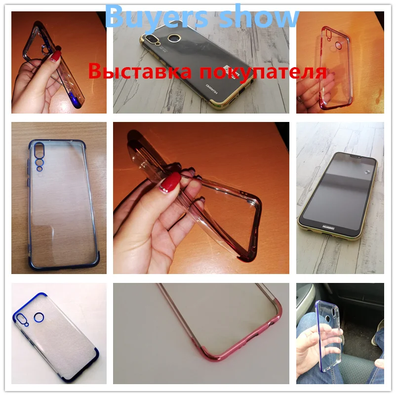 P20 Lite Plating Bumper Silicone Case On For Huawei Pro Soft Transparent TPU Cover P 20 Housing | Мобильные телефоны и