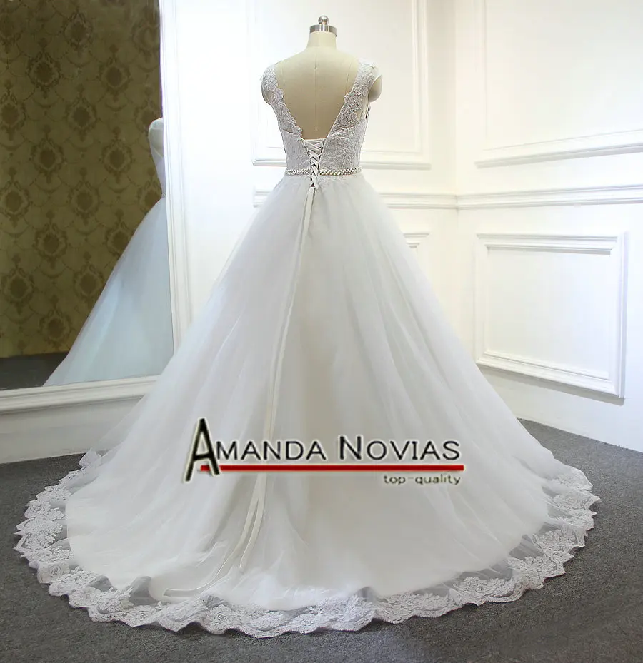 Простое но элегантное дешевое высококачественное Свадебное Платье Amanda Novias|amanda