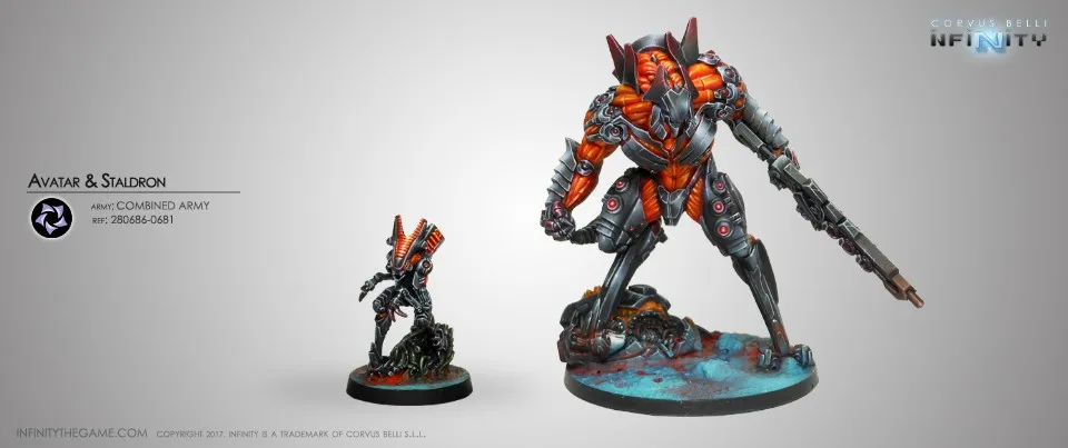 [Loong Way Miniatures] Corvus Belli Infinity 0681 Аватар 32 мм Металлические Миниатюрные|Аксессуары для