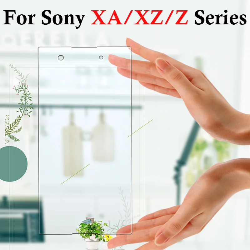 Защитное стекло закаленное для Sony Xperia XA1 XA XA2 Plus Ultra XZ XZ1 Z1 Z2 Z3 Z5 защитная