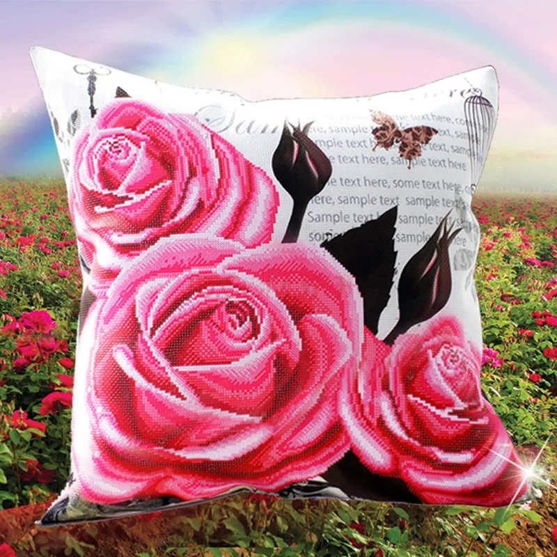 Вышивка крестом Комплект подушек для вышивания Счетный чехол типа &quotсделай