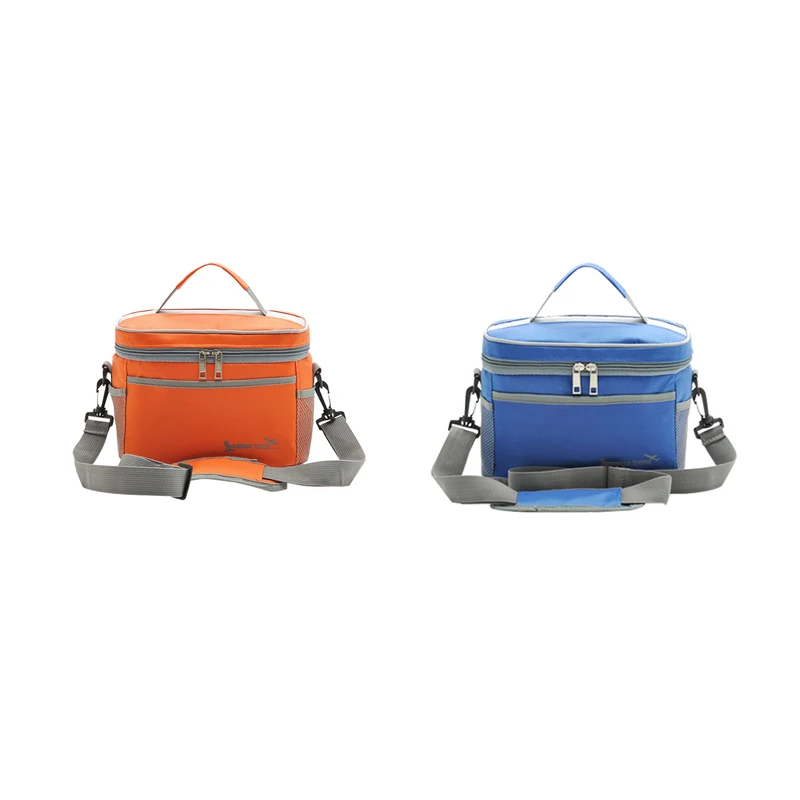 

Bonamie Large Capacity Insulation Picnic Bag Fashion Oxford Cloth Car Lunch Bag Outdoor Double-layer Shoulder Cooler Bag