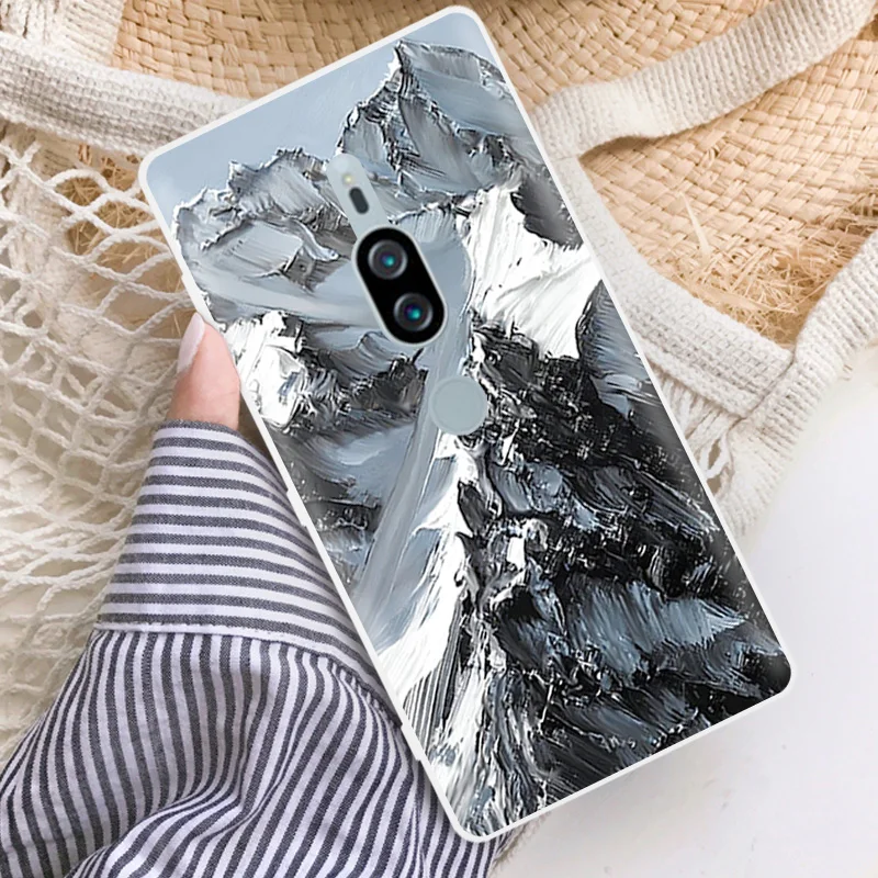 5.8 inch for Sony XZ2 Premium Silicone Protection Shell H8166 Wed Dress Back Cover Soft Phone Case |