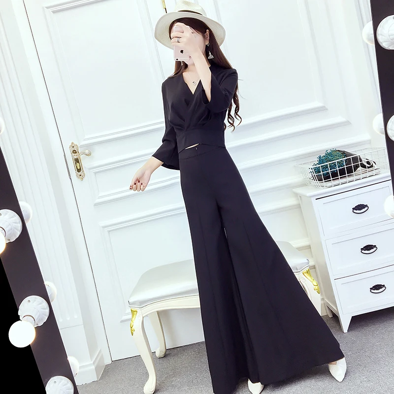 Весенняя новая стильная модная рубашка с v-образным вырезом и длинными рукавами