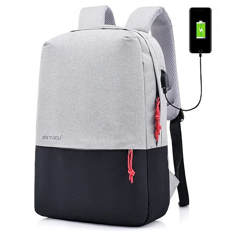 2018 новый рюкзак для ноутбука мужской/Модный usb женский/супер легкие школьные