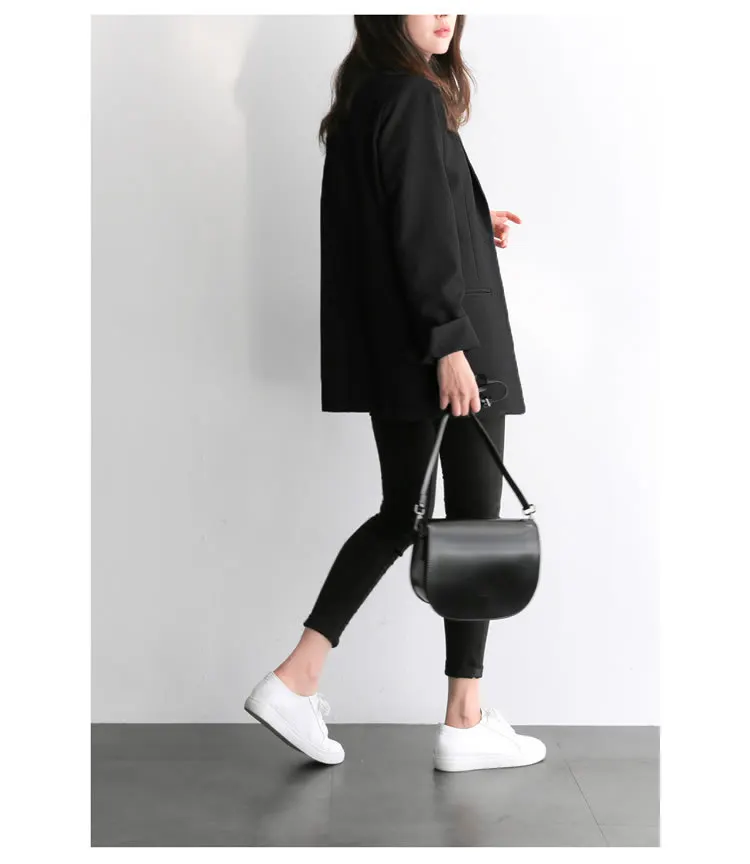 Vadim Blazer Mujer Blazer Feminino Spring And Autumn Ladies Small Suit Two Button In The Coat Slim Size Large Business Women