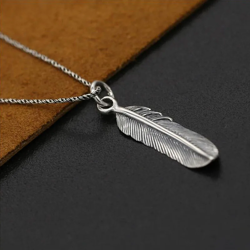Женская подвеска в виде Орлиного пера Wings из стерлингового серебра 925 пробы