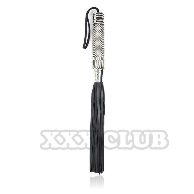 Thierry роскошный из искусственной кожи порка кнут с кристаллами для взрослых игр