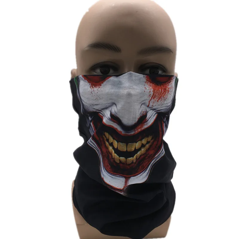 Череп рот Бандана Балаклава Открытый Мотоцикл Средства ухода за кожей Шеи