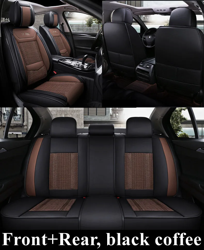 blackcoffee standard Чехол для автомобильного сиденья для JEEP Wrangler jk ренегатский Чероки Grand CHEROKEE Commander Compass Патриот unlimited Rubicon Sahara Liberty - Название цвета: blackcoffee standard