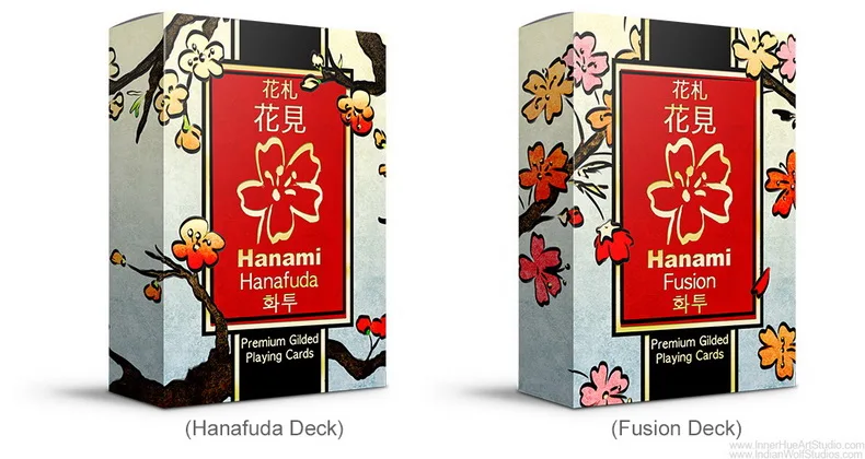 Hanami Hanafuda Fusion игральные карты покер размер колода LPCC пользовательские Ограниченная серия Запечатанные магический реквизит