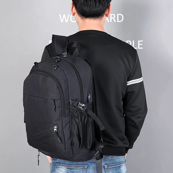 Мужской баскетбольный рюкзак с usb портом для зарядки водонепроницаемая сумка