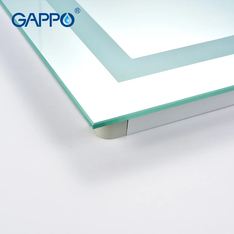 Зеркало для ванной со светодиодной подсветильник кой Gappo настенное регулируемое