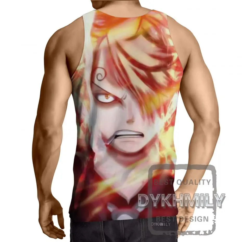 Dykhmily one piece Аниме персонаж 3d печати без рукавов одежды Уличная Повседневная