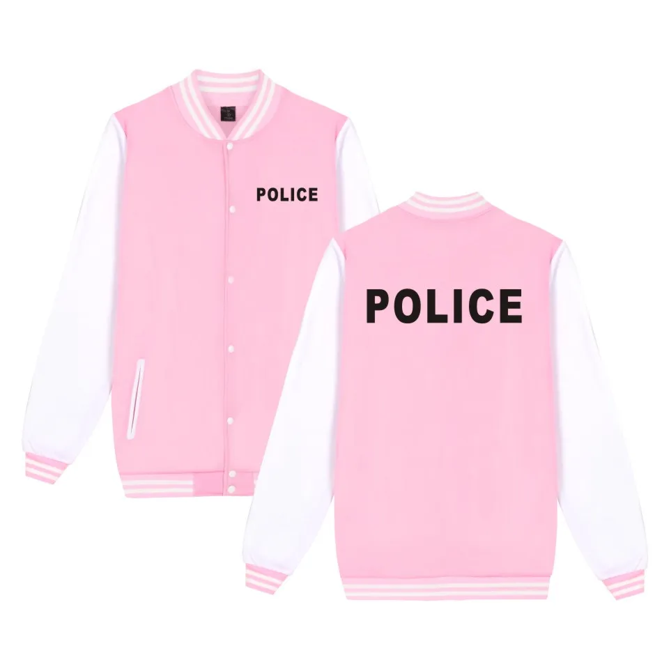 Полицейская одежда мужская модная куртка пальто с принтом для мужчин и женщин