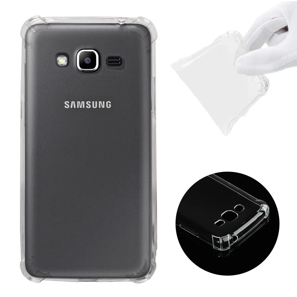 High quality transparent reinforced Anti-falling Soft Silicone phone case For Samsung Galaxy Grand Prime G530 coque funda cover |