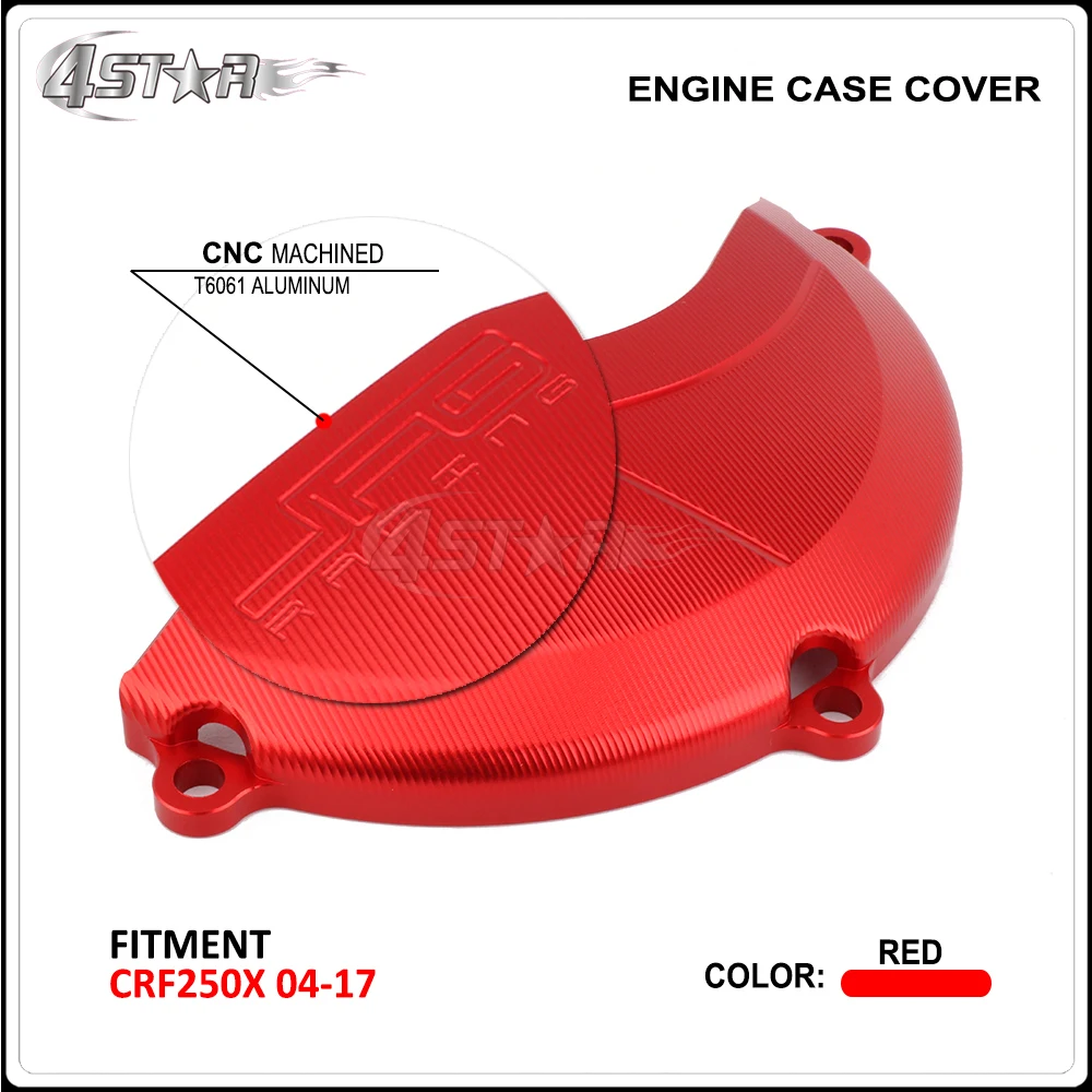 Правая крышка сцепления двигателя мотоцикла для HONDA CRF250X CRF 250X 2004 2005 2006 2007 2008 2009 2010