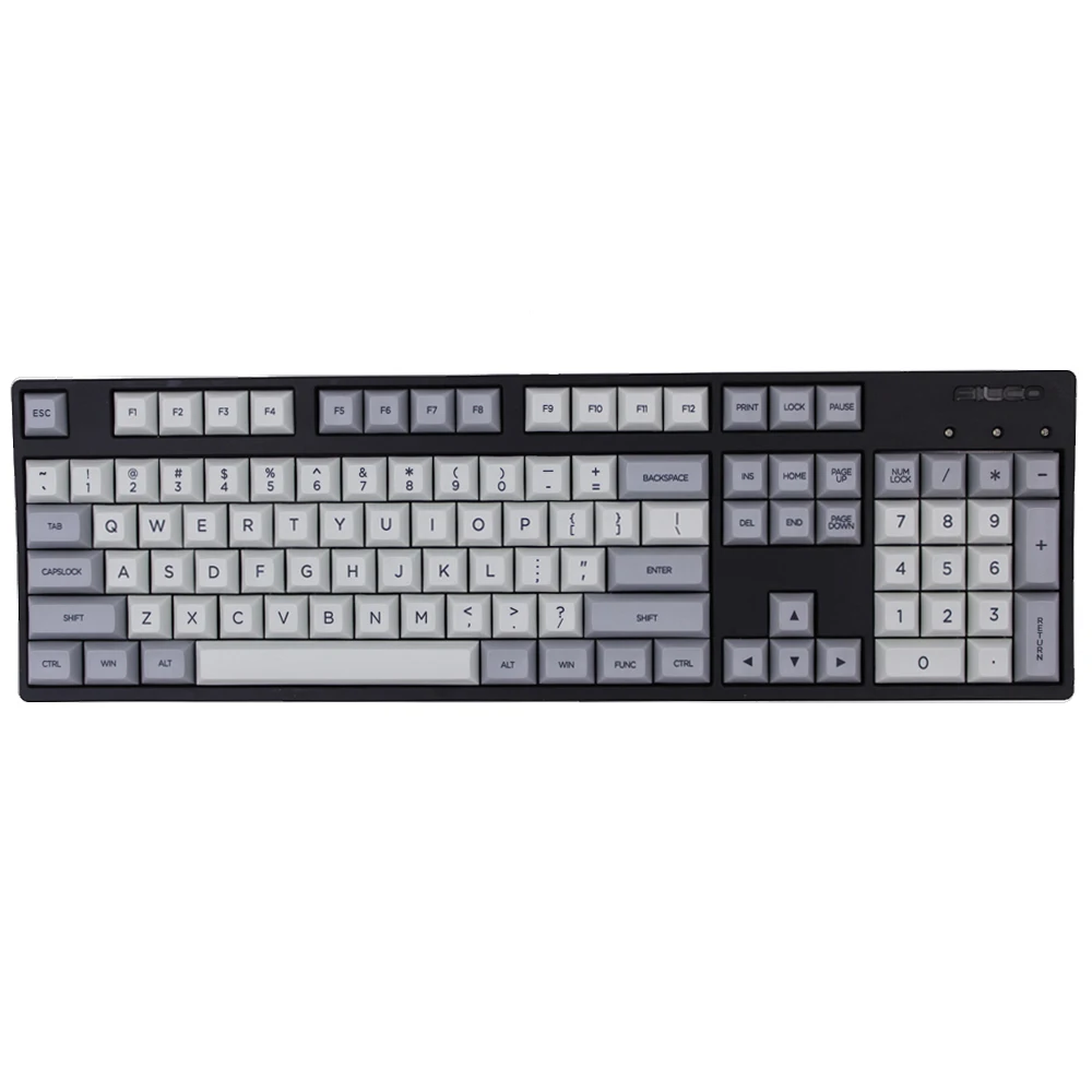 MP DSA гранитный колпачок для клавиш английская версия 108 PBT с принтом механической